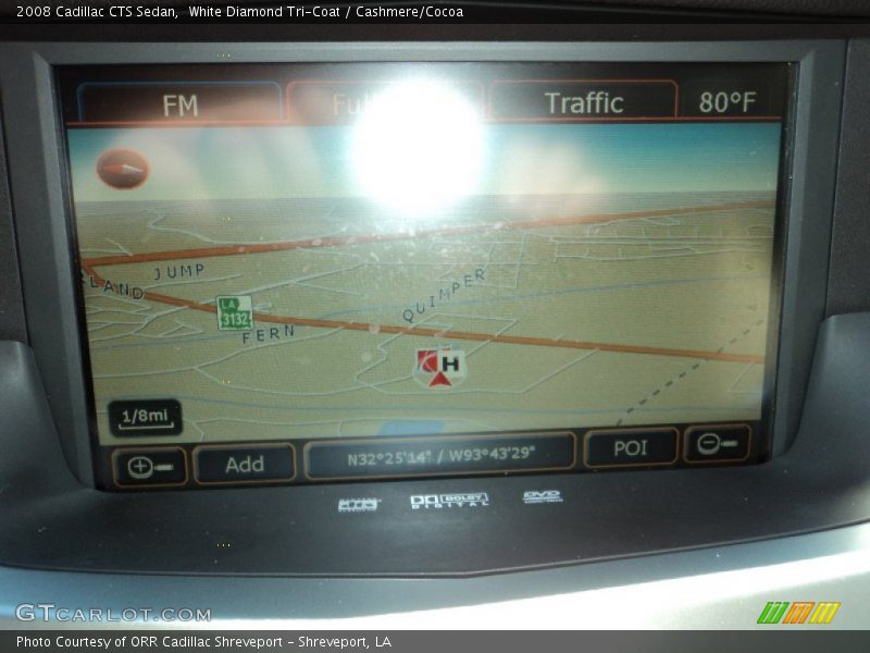 White Diamond Tri-Coat / Cashmere/Cocoa 2008 Cadillac CTS Sedan