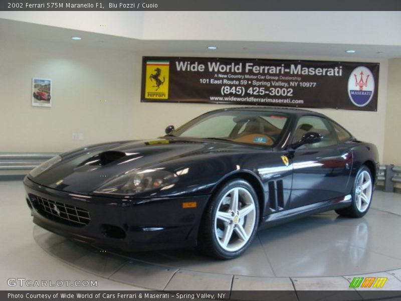 Blu Pozzi / Cuoio 2002 Ferrari 575M Maranello F1