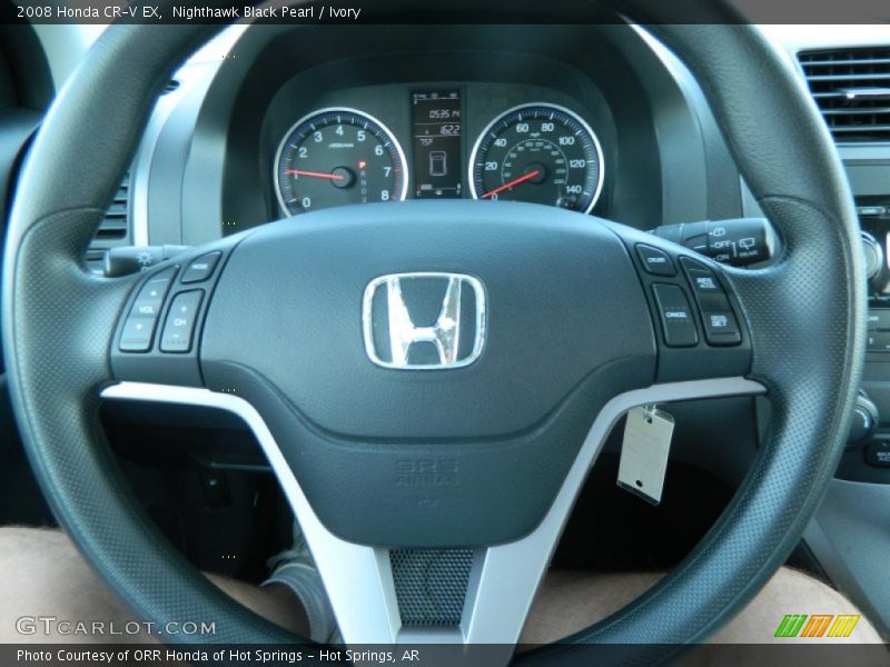 Nighthawk Black Pearl / Ivory 2008 Honda CR-V EX