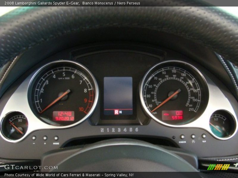  2008 Gallardo Spyder E-Gear Spyder E-Gear Gauges