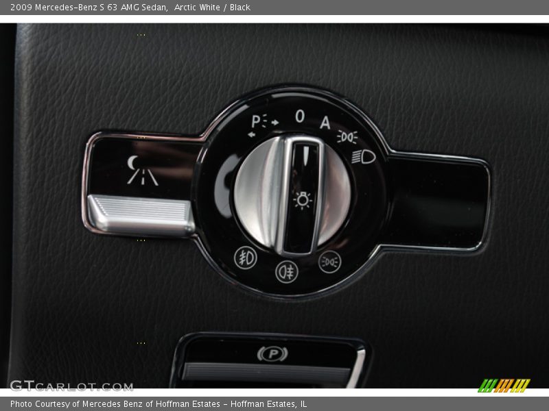 Arctic White / Black 2009 Mercedes-Benz S 63 AMG Sedan