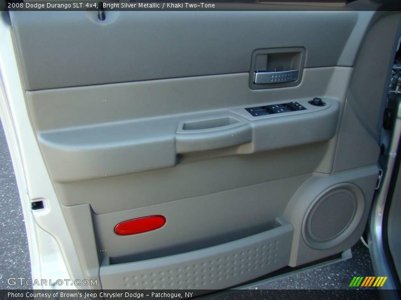 Bright Silver Metallic / Khaki Two-Tone 2008 Dodge Durango SLT 4x4