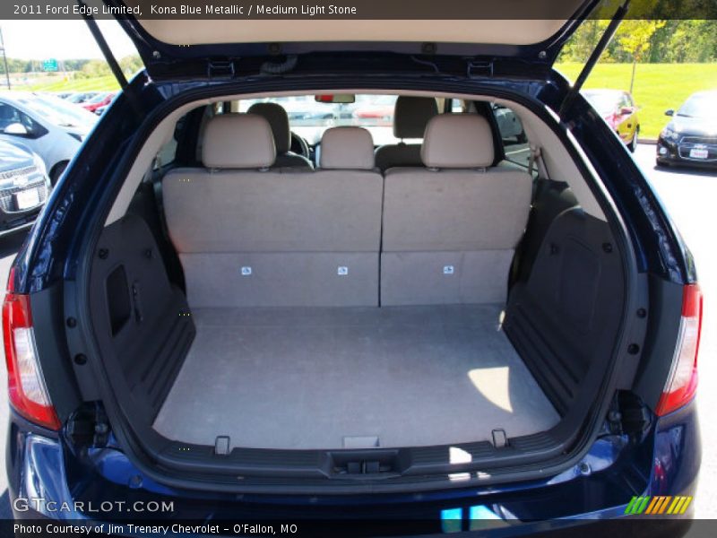 Kona Blue Metallic / Medium Light Stone 2011 Ford Edge Limited