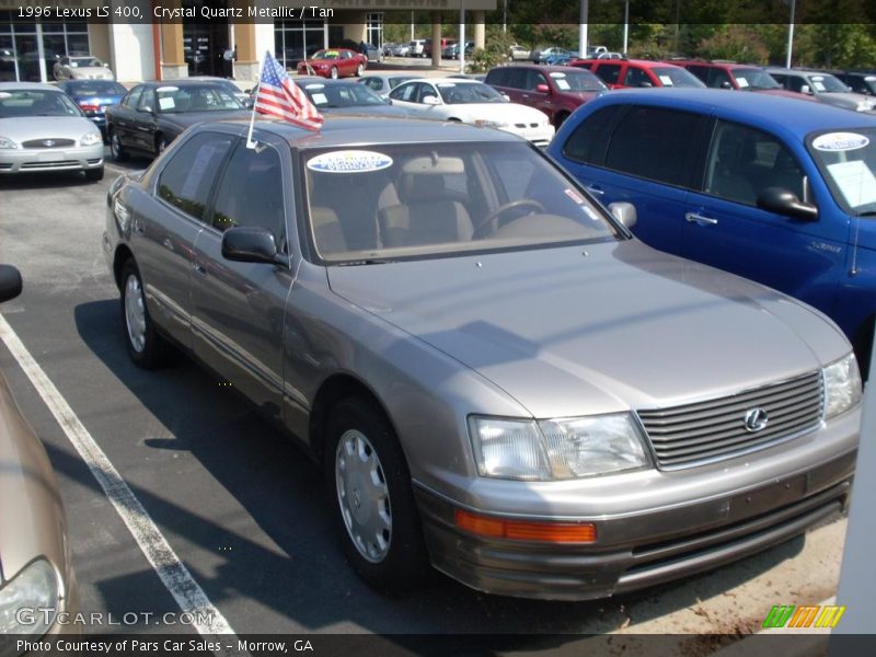 Crystal Quartz Metallic / Tan 1996 Lexus LS 400