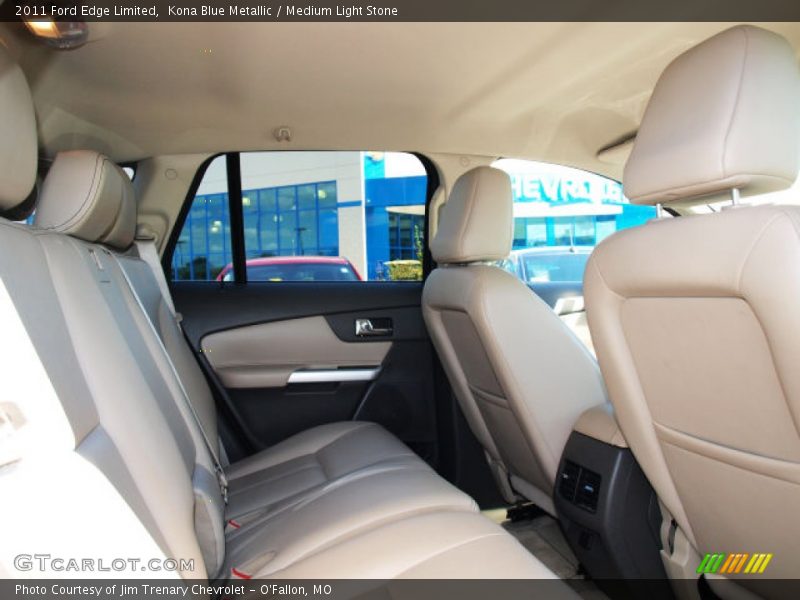 Kona Blue Metallic / Medium Light Stone 2011 Ford Edge Limited