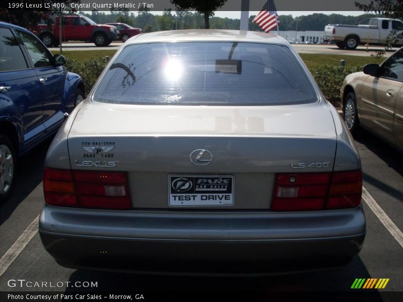 Crystal Quartz Metallic / Tan 1996 Lexus LS 400