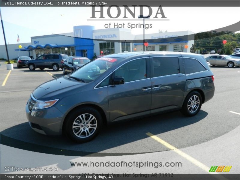 Polished Metal Metallic / Gray 2011 Honda Odyssey EX-L