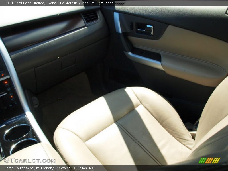 Kona Blue Metallic / Medium Light Stone 2011 Ford Edge Limited