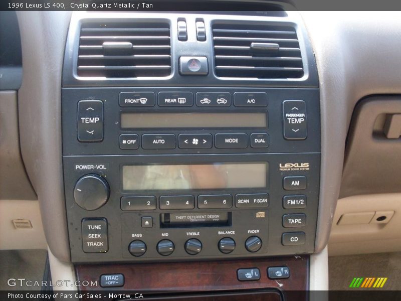 Crystal Quartz Metallic / Tan 1996 Lexus LS 400