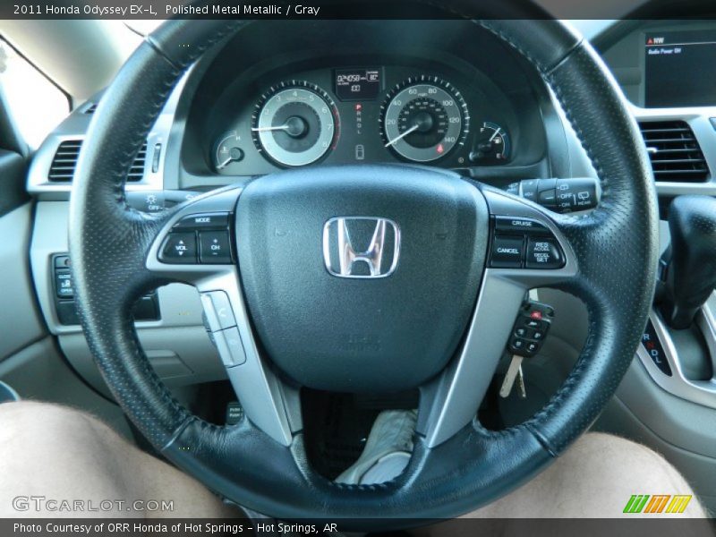 Polished Metal Metallic / Gray 2011 Honda Odyssey EX-L