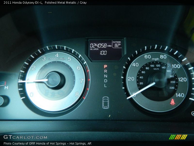Polished Metal Metallic / Gray 2011 Honda Odyssey EX-L