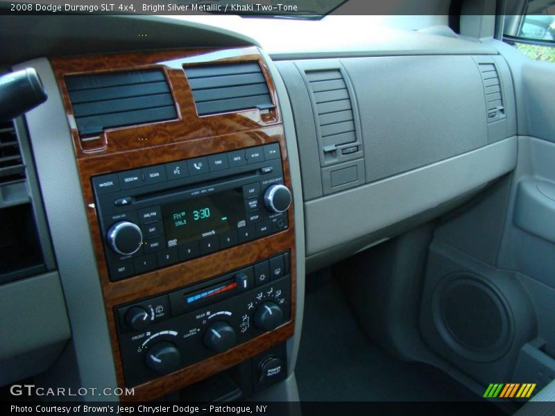 Bright Silver Metallic / Khaki Two-Tone 2008 Dodge Durango SLT 4x4