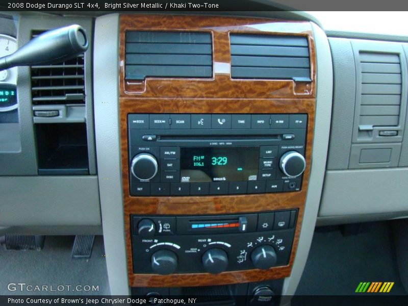 Bright Silver Metallic / Khaki Two-Tone 2008 Dodge Durango SLT 4x4