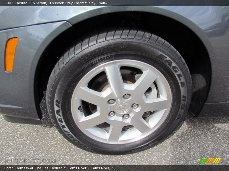 Thunder Gray Chromaflair / Ebony 2007 Cadillac CTS Sedan