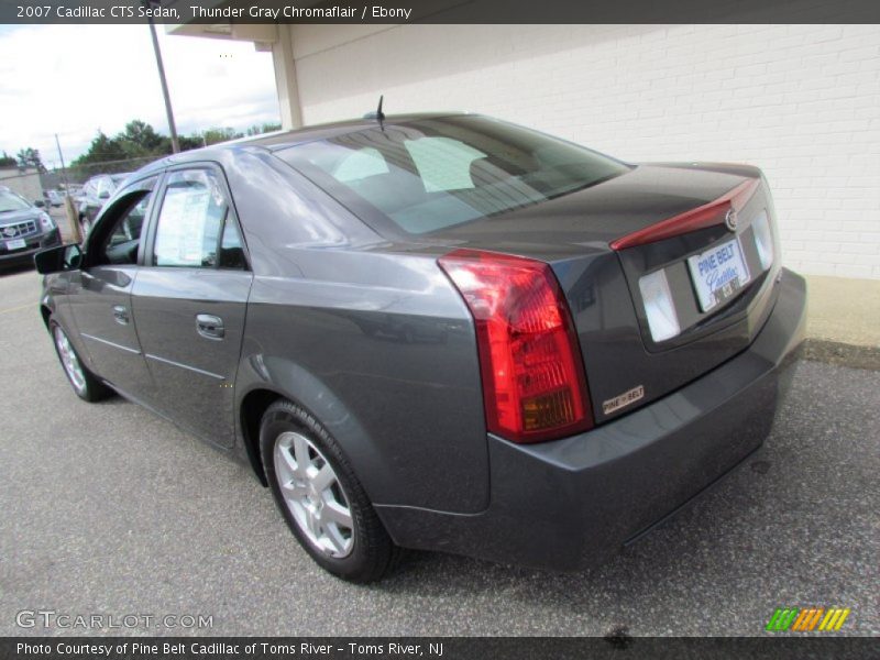 Thunder Gray Chromaflair / Ebony 2007 Cadillac CTS Sedan