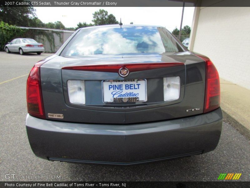 Thunder Gray Chromaflair / Ebony 2007 Cadillac CTS Sedan