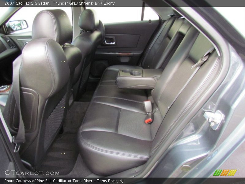 Thunder Gray Chromaflair / Ebony 2007 Cadillac CTS Sedan