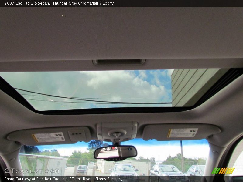 Thunder Gray Chromaflair / Ebony 2007 Cadillac CTS Sedan
