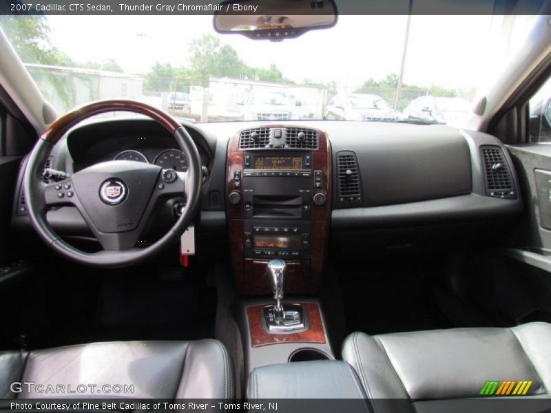 Thunder Gray Chromaflair / Ebony 2007 Cadillac CTS Sedan