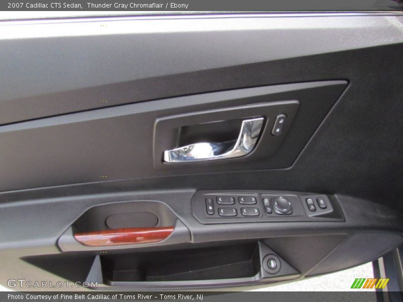 Thunder Gray Chromaflair / Ebony 2007 Cadillac CTS Sedan