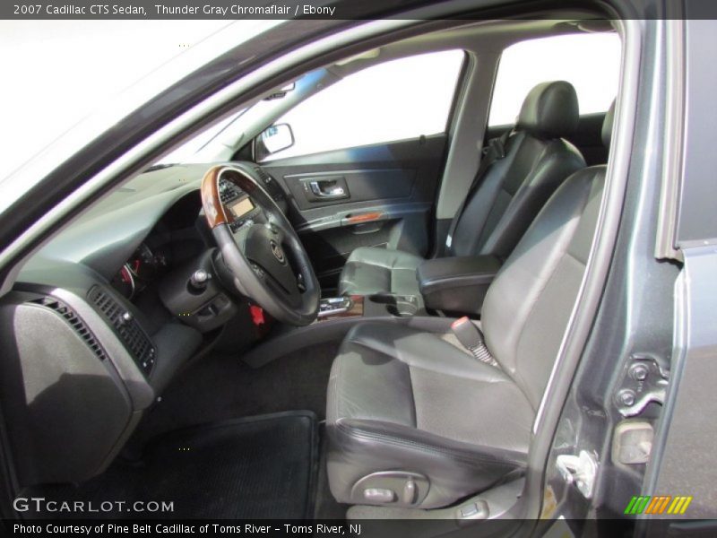 Thunder Gray Chromaflair / Ebony 2007 Cadillac CTS Sedan