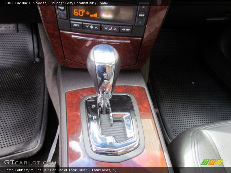 Thunder Gray Chromaflair / Ebony 2007 Cadillac CTS Sedan