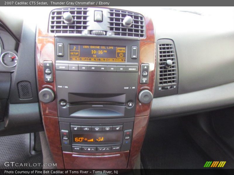 Thunder Gray Chromaflair / Ebony 2007 Cadillac CTS Sedan