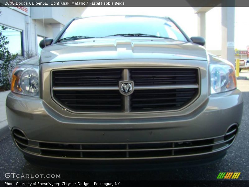 Light Khaki Metallic / Pastel Pebble Beige 2008 Dodge Caliber SE