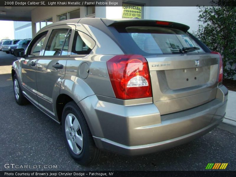 Light Khaki Metallic / Pastel Pebble Beige 2008 Dodge Caliber SE