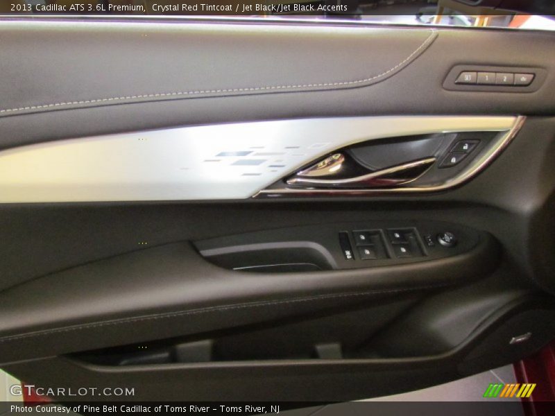 Crystal Red Tintcoat / Jet Black/Jet Black Accents 2013 Cadillac ATS 3.6L Premium