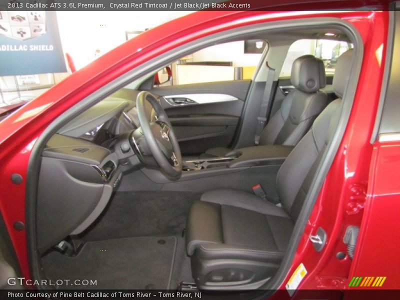 Crystal Red Tintcoat / Jet Black/Jet Black Accents 2013 Cadillac ATS 3.6L Premium