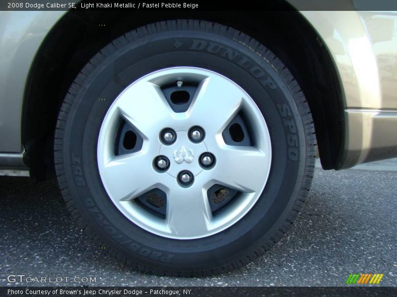 Light Khaki Metallic / Pastel Pebble Beige 2008 Dodge Caliber SE