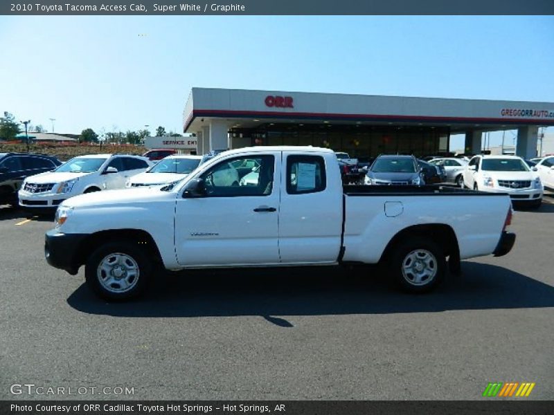 Super White / Graphite 2010 Toyota Tacoma Access Cab