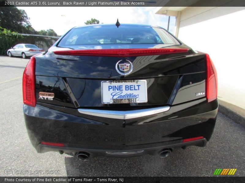 Black Raven / Light Platinum/Jet Black Accents 2013 Cadillac ATS 3.6L Luxury