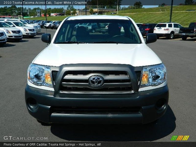Super White / Graphite 2010 Toyota Tacoma Access Cab