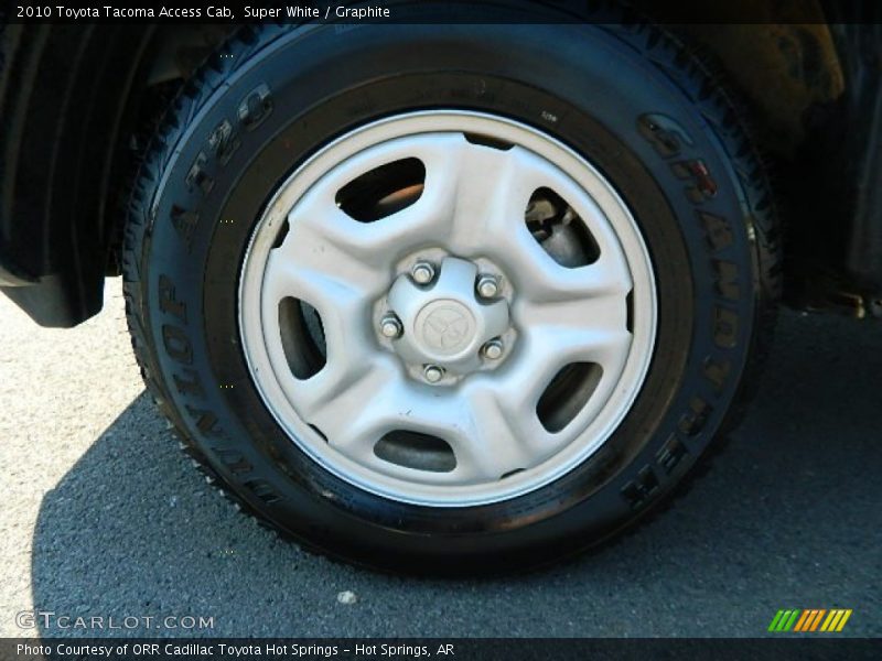 Super White / Graphite 2010 Toyota Tacoma Access Cab