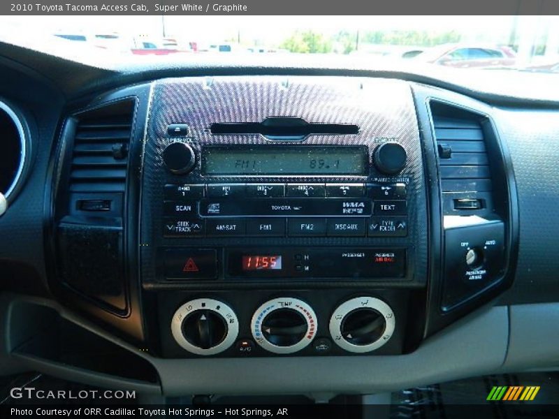 Super White / Graphite 2010 Toyota Tacoma Access Cab