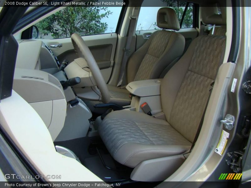 Light Khaki Metallic / Pastel Pebble Beige 2008 Dodge Caliber SE