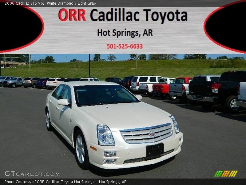 White Diamond / Light Gray 2006 Cadillac STS V6