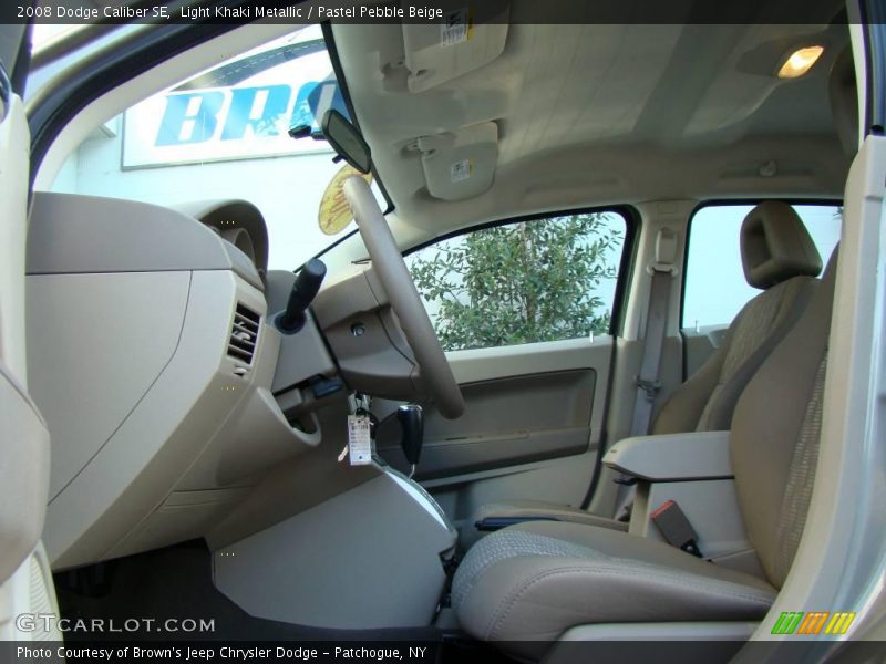 Light Khaki Metallic / Pastel Pebble Beige 2008 Dodge Caliber SE