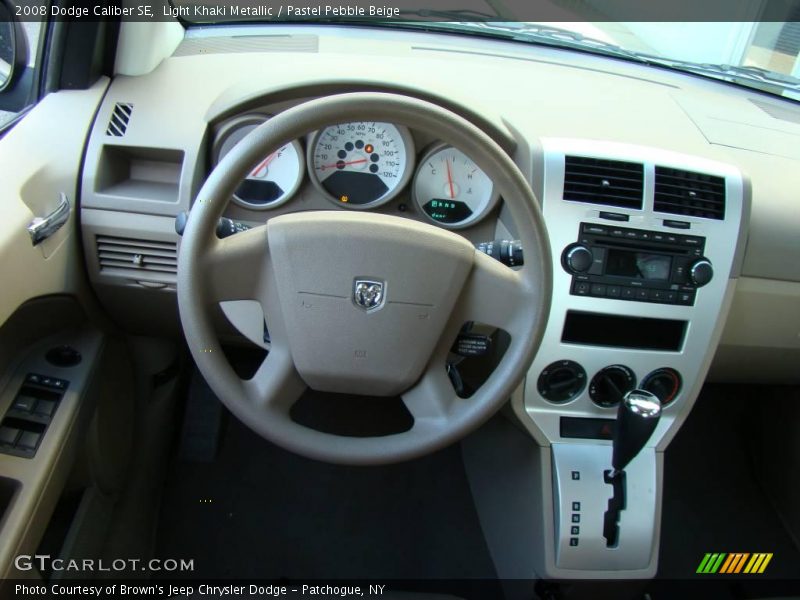 Light Khaki Metallic / Pastel Pebble Beige 2008 Dodge Caliber SE