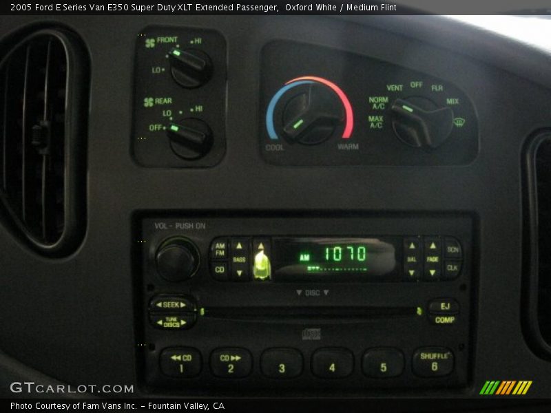 Oxford White / Medium Flint 2005 Ford E Series Van E350 Super Duty XLT Extended Passenger