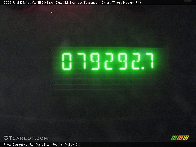 Oxford White / Medium Flint 2005 Ford E Series Van E350 Super Duty XLT Extended Passenger