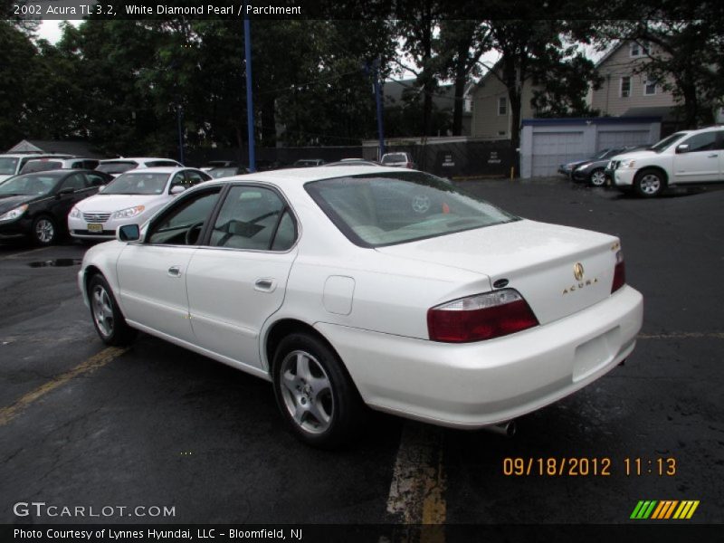 White Diamond Pearl / Parchment 2002 Acura TL 3.2
