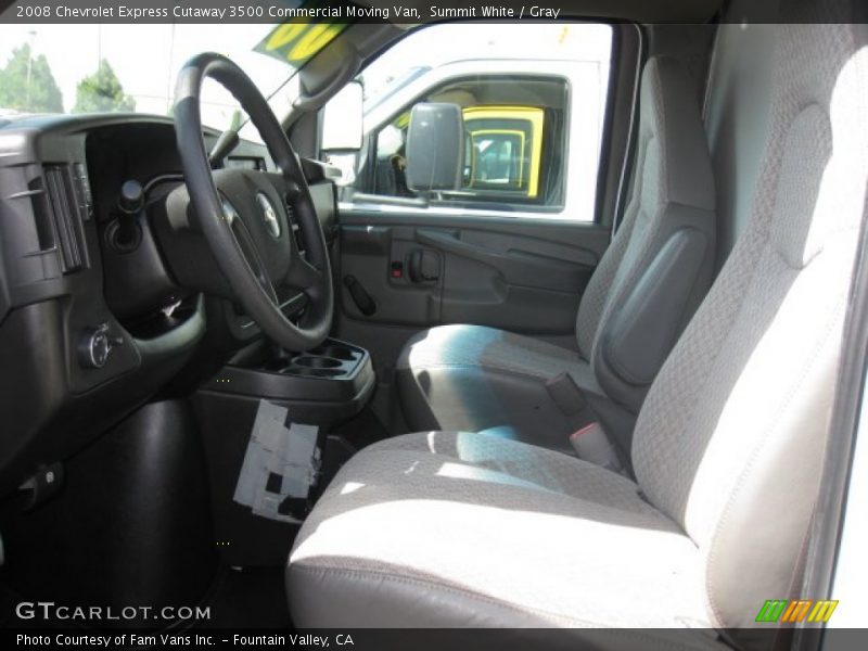 Front Seat of 2008 Express Cutaway 3500 Commercial Moving Van