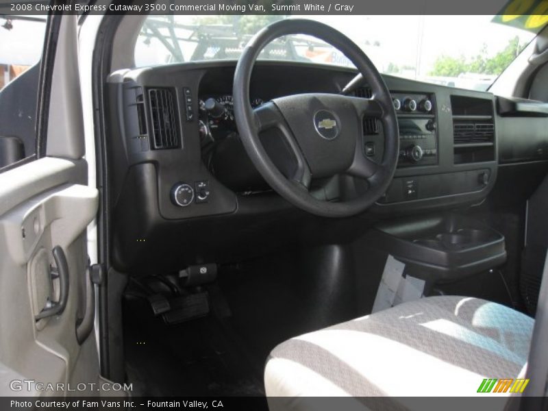 Dashboard of 2008 Express Cutaway 3500 Commercial Moving Van