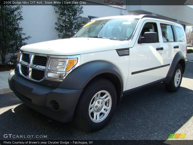 Stone White / Dark Slate Gray 2008 Dodge Nitro SXT 4x4