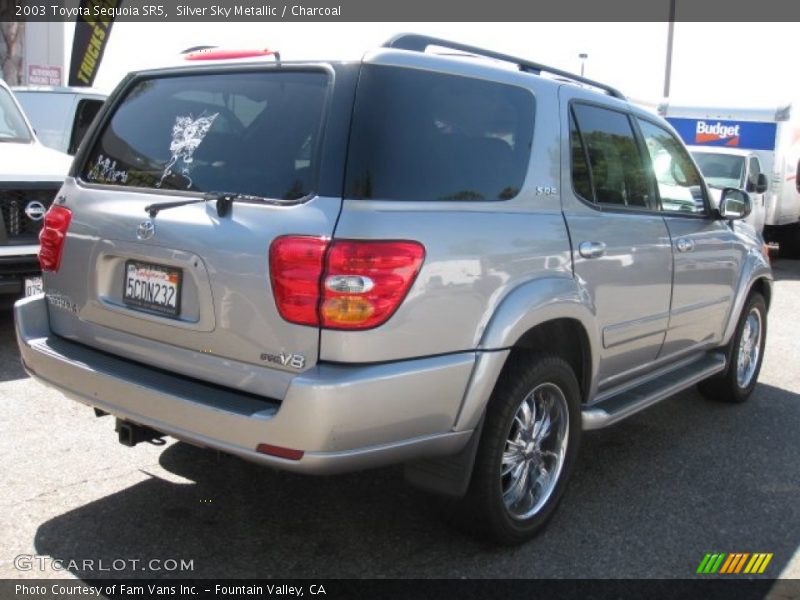 Silver Sky Metallic / Charcoal 2003 Toyota Sequoia SR5