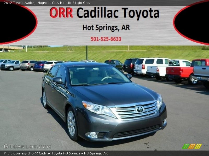 Magnetic Gray Metallic / Light Gray 2012 Toyota Avalon