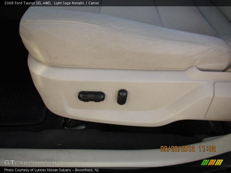 Light Sage Metallic / Camel 2008 Ford Taurus SEL AWD